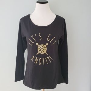Let's Get Knotty Long Sleeve Tee